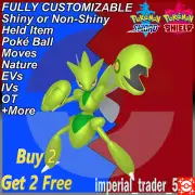 Pokémon Sword and Shield ✨ Shiny Scizor ✨ W/ Best 6IV Customizable