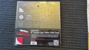 NEW NIP Awesome Creative Grids Quilting Ruler 8" Curvy Log Cabin Trim Tool