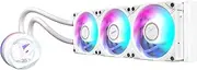 AORUS WATERFORCE X II 360 ICE Liquid CPU Cooler, 360mm Radiator with 3X 120mm Low Noise ARGB Fans, Compatible with Intel LGA1851, LGA1700, and AMD AM5 (GP-AORUS WATERFORCE X II 360 ICE)