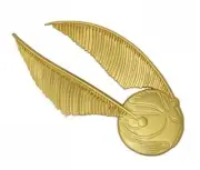 388656 HARRY POTTER LIMITED EDITION 24K GOLD PLATED OVERSIZED GOLDEN SNITCH PIN