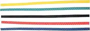 Levemolo 5pcs Heat Shrink Handle Sleeve Insulated Rod Cover Slip Fishing Rod Wrap for Drumsticks Mallets Rackets