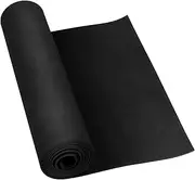 Do²ping Black EVA Foam Sheet, 1mm Thick (1-10mm) EVA Foam Cosplay, 49"x13.5" with High Density 86kg/m3 Eva Foam Roll for Art Craft Halloween Costume DIY Project (1mm Black)