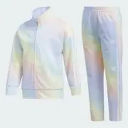 Adidas IRIDESCENT PRINTED TRICOT Track Suit sweat shirt Jacket Pant firebird~24M