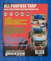 Kotap Tarps TRA0507 Blue Poly Rip-Stop Tarp - Cut Size: 5x7ft.