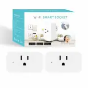 SIPAILING Smart Plug WiFi Mini Socket Compatible with Alexa Google Home,