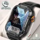 Rugged Smart Watch Ip68 Waterproof 1.85'' AI Voice Bluetooth Call Smartwatch