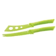 Scanpan - Spectrum Soft Touch Coloured Handle Cheese Knife set Green