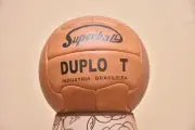 Superball Original Leather FootBall World Cup 1950 Leather Football Size 5.
