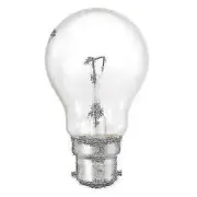 10 pack 60w bc b22 clear classic bulbs with bayonet caps