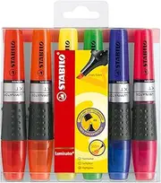 STABILO LUMINATOR Highlighter - Wallet of 6 Assorted Colours