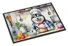 Alaskan Malamute The Chef Doormat Front Door Mat Indoor Outdoor Rugs for