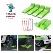 Combinable Tire Skates 4 Pack, 3.2 in to 6.4 in Width Adjustable Towing Skate...