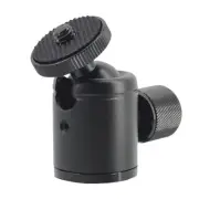 Photography Light Bracket Phone Head 1/4 Inch Screw Mini Ball Head Flash