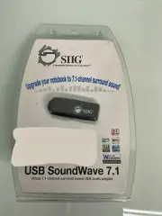 SIIG SoundWave 7.1 USB Sound Card- New