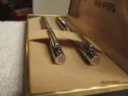 Vintage Sheaffer Pen & Mechanical Pencil Set Chrome Union Pacific UP NOS