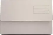 Exacompta Guildhall Plain Document Wallet, 345x245 mm, 250 GSM - Buff, Pack of 50