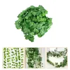 12 Pcs Artificial Rattan Leaves Hanging Plants Faux Greenery Vine