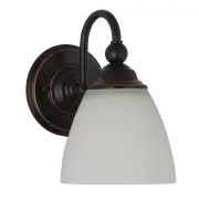 Nova 1 Light Wall Bracket, Bronze