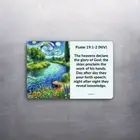 3x2 Bible Verse Psalm 8: 3-4 Spiritual Fridge Refrigerator Magnet (D.Romeo)