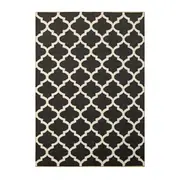 Marraca Flat Weave Black White Rug