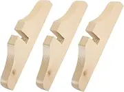 HOMSFOU 3Pcs Partition Base for Room Divider Stand Feet for Folding Screens Door Partitions Compact Design for Home Office Use