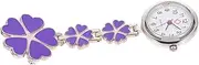 [Holibanna] 1pc Nurse Table Watches Paramedic Pin Watch Women Digital Watch Nurse Fob Watch Nurse Badge Holder Nurses Fob Watch Items Ladies Watch Purple Zinc Alloy