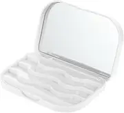 AUTSUPPL 1Pc Eyelash Organizing Box Durable and Lightweight False Lash Storage Holder for Travel Easy to Open and Close Compact Design with Lock for Makeup Lovers and Beauty