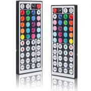 44 Key RGB LED IR Remote Control 2 Pack,LED Light Remote Replacement Controll...