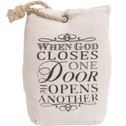LVD Doorstop Polyester Gods Door Stopper Holder Floor Home/Room Decor 20cm