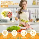 Beeswax Wraps Easy to Use Flower Patterns Beeswax Paper for Food Storage xibZY