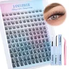 Natural Lash Clusters Kit Wispy Lash Extension Kit for Beginners Cluster Eyelash