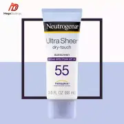 Neutrogena Ultra Sheer Broad Spectrum SPF 55 Dry-Touch Sunscreen 88ml