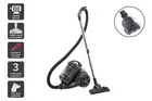 Kogan Cat & Dog Bagless Vacuum Cleaner with Turbo Brush, Black, Barrel Vacuums,