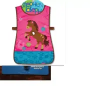 Stephen Josephs Pink Craft Cooking Apron, Girl Horse, NEW