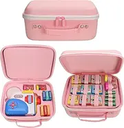 Case Compatible with Little Tikes Story Dream Machine, Portable Storage Case for Little Tikes Story Dream Machine Books Starter Set (Up to 5 sets), CASE ONLY, Pink