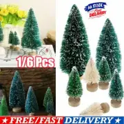 1/6 Pcs Diy Christmas Tree Small Pine Tree Mini Trees Christmas Decoration FT