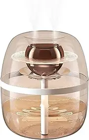 Room Humidifier for Bedroom, Large Capacity Transparent Baby Humidifier With Double Spray, 2L Tank Travel Car Accessories, Silent Oil Diffuser for Large Room