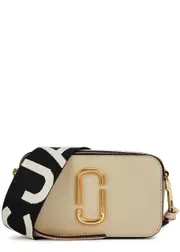 Marc Jacobs The Snapshot Panelled Leather Cross-body bag - Khaki One Size