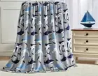 Kate Aurora Ultra Soft & Plush Baby Shark Hypoallergenic Fleece Throw Blanket