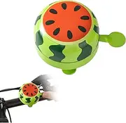 Bike Bell with Cute Watermelon Design,Clear Ding Sound Bicycle Bell,Must Have Bicycle Accessories for Girls Women Kids Adults,Easy to Install on Handlebar