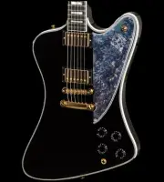 4 Ply WIDE BEVEL Abalone Pickguard For Gibson CS Firebird Custom + Chrome Decal