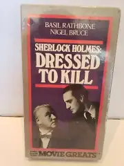 Sherlock Holmes: Dressed To Kill. Vhs.1946. New, Sealed. Basil Rathbone.
