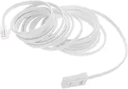 Extended Reach 3m UK Telephone Cord Landline Phone Extension Cable for Home Office Modem and Fax