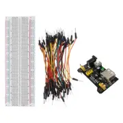 1 Set Breadboard, Solderless Breadboard Large 830 Points 65 Pcs Jumper Wires