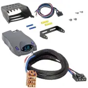 Clam Shell Trailer Brake Control for 02 Cadillac Escalade w/ Wiring Prodigy P2
