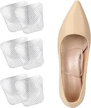Cverny 3 Pairs Arch Support Inserts, High Adhesive Arch Support Pad Shoe Insoles for Flat Feet Plantar Fasciitis, Comfort Arch Pad for Pain Relief Woman Man High Heels Sandals Flat Shoes (Transparent)