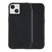 Case-Mate Wallet Folio MagSafe Friendly For iPhone 14 / iPhone 13 - Black