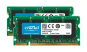 Crucial CT2K51264AC667 8GB (4GBx2) DDR2-667MHz PC2-5300 SODIMM RAM Laptop Memory