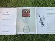 Copland Verdi Traviata Vivaldi sheet music Clarinet and piano accompaniment NEW