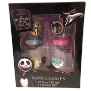 Disney The Nightmare Before Christmas Shot Glasses Jack Sally Oogie Zero